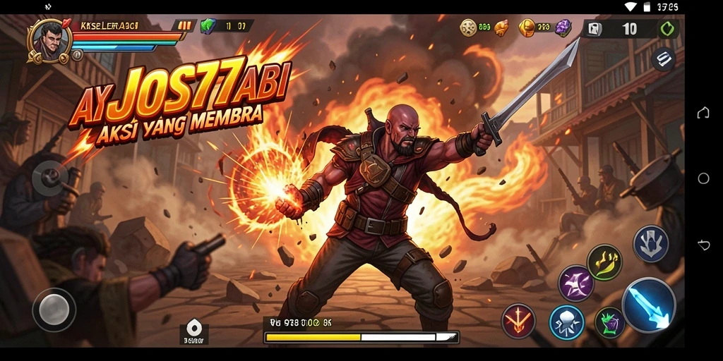 Tampilan seru gameplay JOS77 dengan aksi mendebarkan.