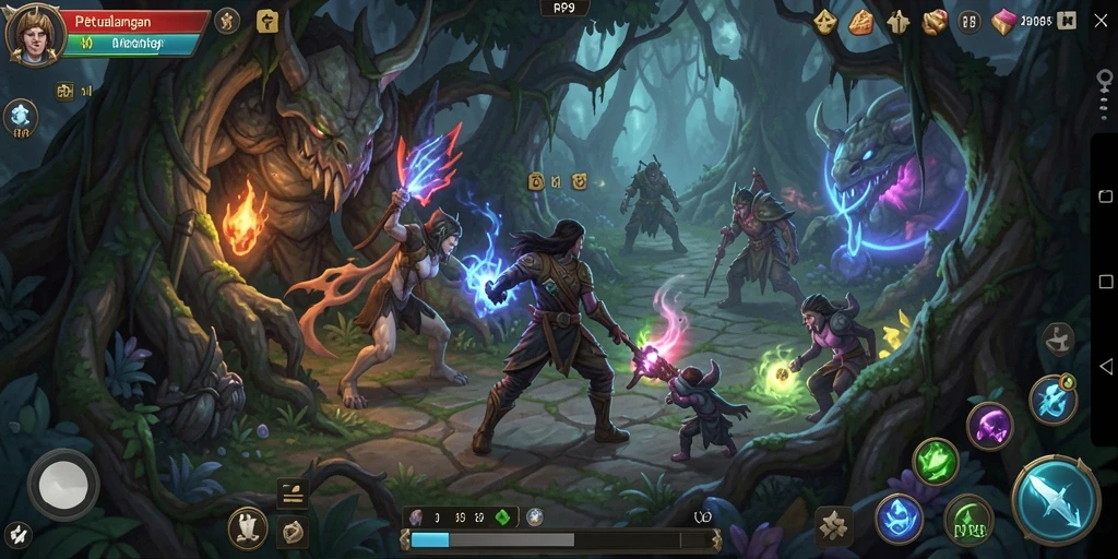 Screenshot dari gameplay <strong>RP99</strong> yang menampilkan aksi petualangan seru.