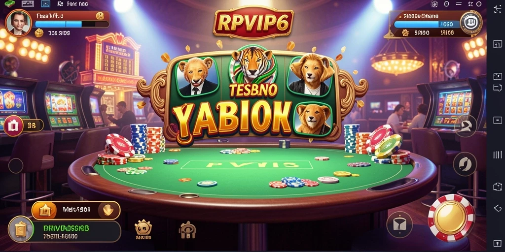 Tampilan gameplay RPVIP6 yang mendebarkan di dunia Kasino.